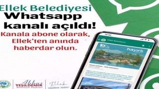 Ellek Belediyesi WhatsApp Kanalı Açıldı