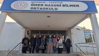 ER-VAK kadın komisyonundan Tuba öğretmene tebrik ziyareti