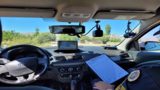 Erzincanda 1 ayda 261 araç ve sürücüye 405 bin 162 lira trafik cezası kesildi