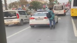 Fatihte patenli gencin tehlikeli yolculuğu kamerada