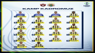 Fenerbahçenin, Spartak Trnava maçı kamp kadrosu açıklandı