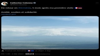 Colonna: Fransa, savunmasını sağlayabilmesi için askeri teçhizatın Ermenistan'a teslim edilmesi konusunda anlaşmaya vardı