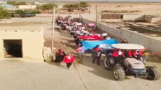 Gaziantepin kırsal mahallelerinde 29 Ekim ve 100. yıl coşkusu