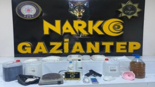 Gaziantepte 2 milyon TLlik uyuşturucu ele geçirildi