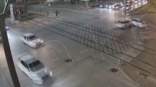 Gaziantepteki trafik kazaları kamerada