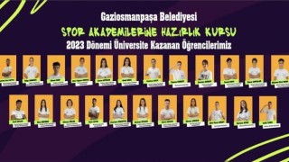 Gaziosmanpaşa Belediyesi Spor Akademisindeki 23 öğrenci hedefledikleri üniversiteye yerleşti
