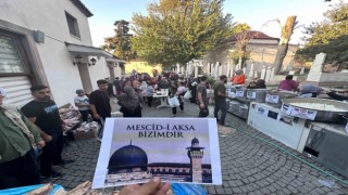 Gazze şehitleri için yemek hayrı düzenlendi