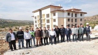 Gölbaşı 1. etap afet konutları hızla yükseliyor