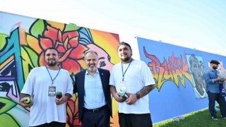 Grafiti şenliğinde renkler konuştu