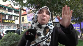 Gümüşhanede kadınlar Filistine destek için oturma eylemi başlattı