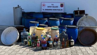 Hatayda 3750 litre sahte rakı ele geçirildi