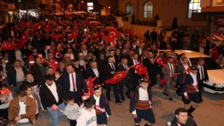 Havzada fener alayı yürüyüşü düzenlendi