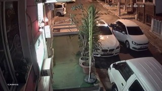 Hayalet ekran hırsızları alarma takıldı: O anlar kamerada
