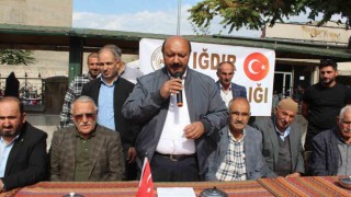 Iğdırda Sivil Toplum Kuruluşları, İsrailin Gazze katliamlarını protesto etti