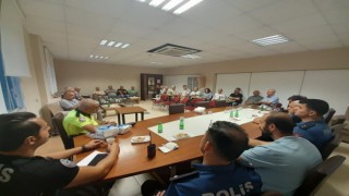 İskenderun ilçesinde muhtarlar polislerle buluştu