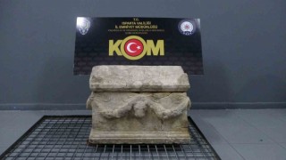 Ispartada Roma dönemine ait bebek lahdi ele geçirildi