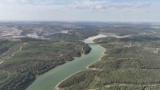 İstanbulda barajlardaki su seviyesi yüzde 20nin altına düştü: Alibey Barajındaki suyun rengi değişti