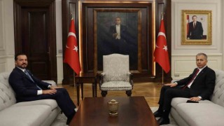 İYİ Partisi Sözcüsü Kürşad Zorlu, İçişleri Bakanı Ali Yerlikayayı ziyaret etti