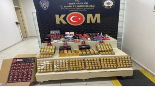 İzmirde 19 ilçede 32 ayrı kaçakçılık operasyonu
