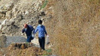 İzmirde kimyasal atık şüphesi: Bölgede inceleme başlatıldı