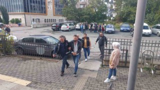 Kafes operasyonunda 5 şüpheli adliyede