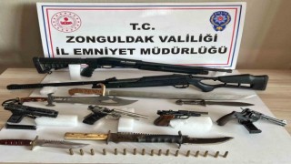 Kafes operasyonunda Zonguldakta 18 şüpheli gözaltında