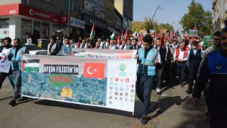 Kahramanmaraş'ta Filistin'e destek yürüyüşü