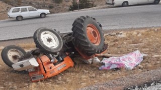 Karamanda traktör kazası: 1ölü