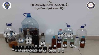 Kastamonuda sahte alkol operasyonu düzenlendi