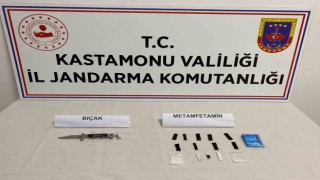 Kastamonuda üzerinde uyuşturucuyla yakalanan şahıs gözaltına alındı