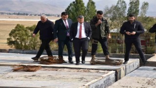 Kaymakam Çimşit okul inşaatlarını inceledi