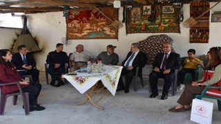 Kaymakam Sağlam, Kıbrıs gazisini evinde ziyaret etti