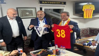 Kayserispor Başkanı Ali Çamlı Stuttgartta Avrupalı Kayserisporlular ile buluştu