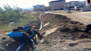 Keli Mahallesindeki yeni yerleşim alanlarına içme suyu hattı