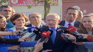 Kılıçdaroğlu, Gezi davası tutukluları Mater ve Özerdeni ziyaret etti