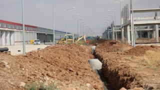 Kızıltepe Yeni Sanayi Sitesinde altyapı çalışmaları başlatıldı