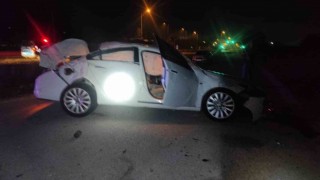 Kontrolden çıkan otomobil tali yola uçtu: 1 yaralı