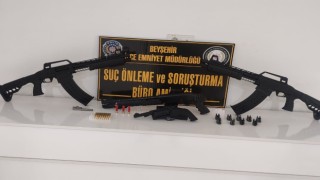 Konyada silah kaçakçılığı operasyonu