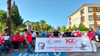 Köyceğizli bisikletçiler Cumhuriyetin 100. Yılı için pedalladı