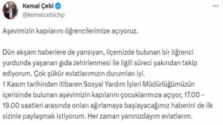 Küçükçekmece Belediye Başkanı Çebi: Aşevimizin kapılarını öğrencilerimize açıyoruz