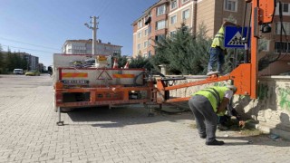 Kuluda okul bölgesindeki yaya geçitleri yenilendi