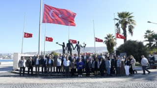 Kuşadasında Muhtarlar Günü için tören düzenlendi