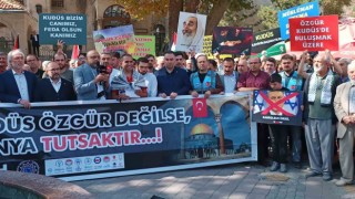 Kütahyada STKlardan Filistin için destek çağrısı