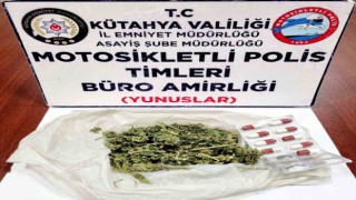 Kütahyada Yunus Timlerince uyuşturucu madde ele geçirildi