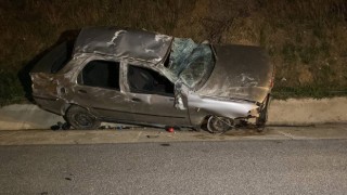 Kuzey Marmara Otoyolunda feci kaza: 2 ölü, 1 ağır yaralı