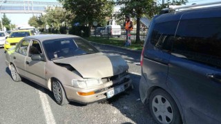 Malatyada trafiği kilitleyen zincirleme kaza