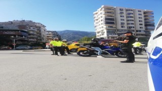 Manisada motosiklet ve motorlu bisikletlere sıkı denetim