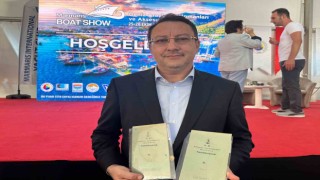 Marmaris Boat Showda Ticaret Odası Başkanı Ayhana 92 yıllık tasdikname takdim edildi