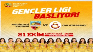Melikgazi Basketbola Gençler Liginde ilk rakip Galatasaray