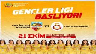 Melikgazi Basketbola Gençler Liginde ilk rakip Galatasaray